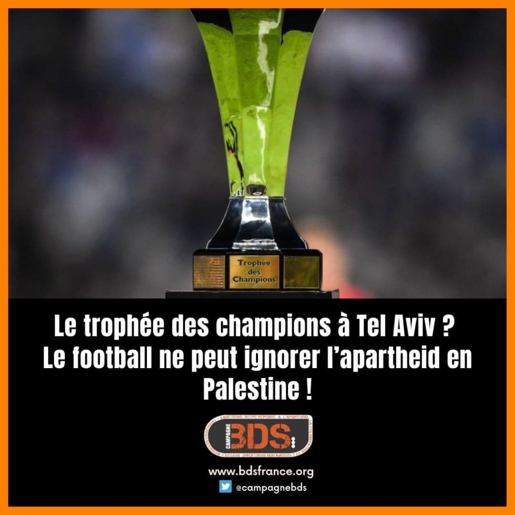 NON au Trophée des Champions - Tel-aviv