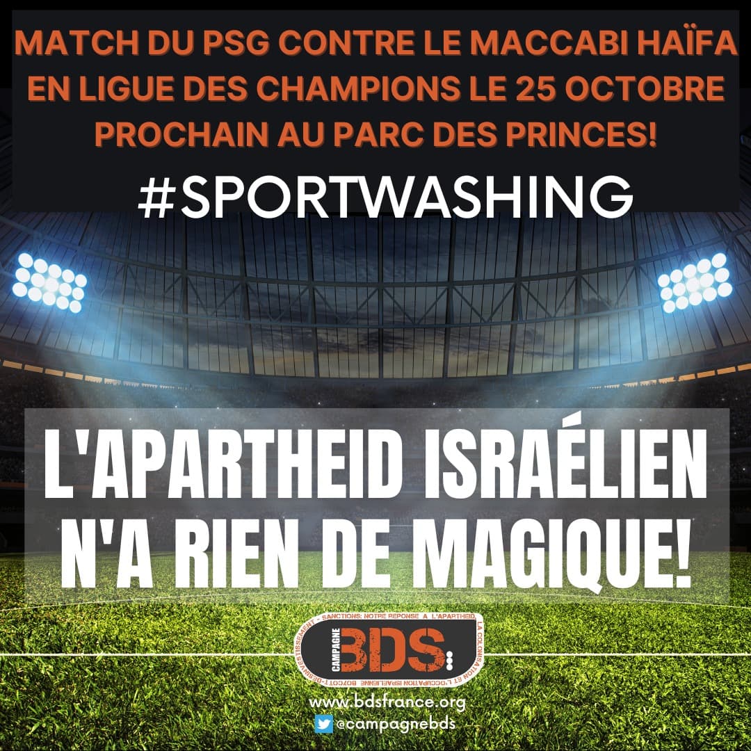 match du PSG contre le Maccabi Haïfa le 25 octobre