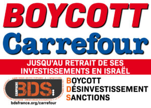 Autocollant Boycott Carrefour
